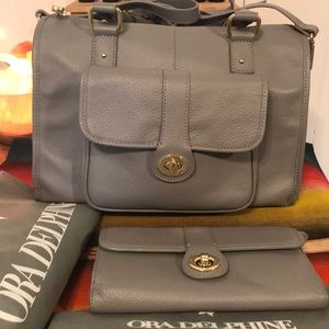 Ora Delphine bag.  Grey in color.